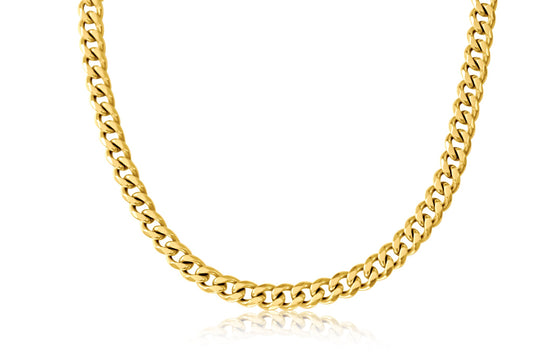 Women's thick cuban link chain, waterproof jewelry, non tarnish. B-Xquisite Jewelry