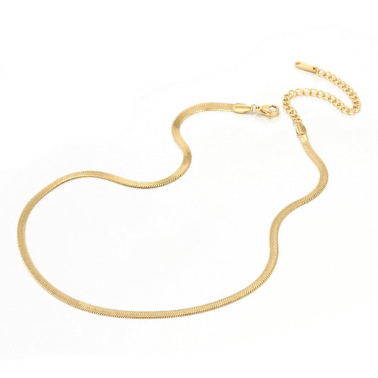 Classic Herringbone Chain - B-Xquisite JewelryNecklace